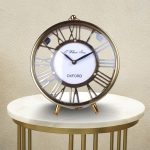 Aluminium Nautical Mart Table Jaal Clock Metal