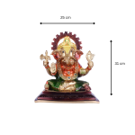 Brass Sitting Ganesh Idol Murti Statue for Home 6 Add a heading eMetalCrafts