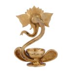 Brass Ganesh Idol Oil Diya 5 DSCF5274 eMetalCrafts