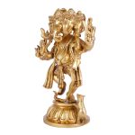 Brass Panchamukhi Ganesha Idol 4 DSCF5292 eMetalCrafts