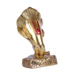 Brass Modern Art Ganesha Statue Murti God Idols for Pooja Room 3 DSCF5296 eMetalCrafts