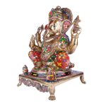 Handcrafted Brass Ganesha Statue 4 DSCF5324 eMetalCrafts