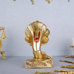 Brass Modern Art Ganesha Statue Murti God Idols for Pooja Room 1 DSCF5575 eMetalCrafts