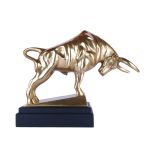Aluminium Modern Bull Figurine Statue 3 DSCF6811 eMetalCrafts