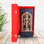 Aluminium Lord Ram Lala Idol with a Velvet Red Box 1 1 106 eMetalCrafts