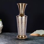 Aluminium New Design Golden Colour Flower Vase