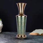 Aluminium Green Colour Flower Vase 1 1 122 eMetalCrafts