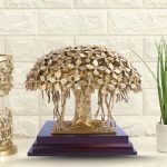 Brass Golden Wooden Base Tree 1 1 140 eMetalCrafts