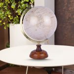 Aluminium Brown & White Globe 1 1 37 eMetalCrafts