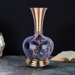 Aluminium Elegance Classic Brass Vase