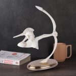 Aluminium Wite Human Sculptures With Arrow 1 1 47 eMetalCrafts