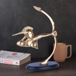 Aluminium Metal Tabletop Human Sculptures With Arrow