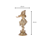 Bhagawan Krishna - Brass Statue 6 26 cm 19 eMetalCrafts