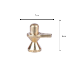 Brass Shiva Shivling Idol for Puja 5 26 cm 25 eMetalCrafts