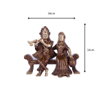 Brass Radha Krishna God Idol Statue 6 26 cm 3 eMetalCrafts