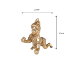 Brass Laddu Gopal 4 26 cm 30 eMetalCrafts
