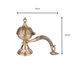 Brass Lobandan Incense Burner with Handle 5 26 cm 50 eMetalCrafts
