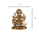 Solid Brass Durga Maa Devi Idol 6 26 cm 60 eMetalCrafts