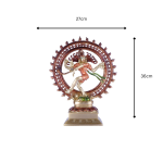 Exotic India Nataraja Brass Statue Brown Colour 6 26 cm 67 eMetalCrafts