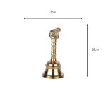 Original Brass Pooja Ghanti/Ghanta for Home and Temple 3 26 cm 71 eMetalCrafts