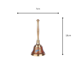 Brass Made Pooja Bell 3 26 cm 72 eMetalCrafts