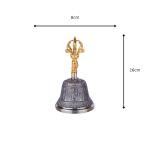 Vastu Feng Shui Spiritual Brass Tibetan Singing Bell Buddhist Meditation 3 26 cm 74 eMetalCrafts