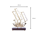 Titanic Medium Size Brass Ship with Wooden Base 5 Add a heading 15 eMetalCrafts