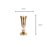 Aluminium Stylish Golden Colour Candle Stand 3 Add a little bit of body text 1 1 eMetalCrafts