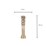 White Aona Brass Ashok Chakra Pillar 3 Add a little bit of body text 12 eMetalCrafts