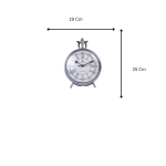 Aluminium Chrome Finish Table Clock 5 Add a little bit of body text 16 eMetalCrafts