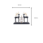 Aluminium Deer Table Clock 5 Add a little bit of body text 17 eMetalCrafts