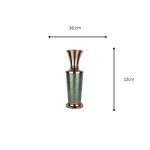 Aluminium Green Colour Flower Vase 3 Add a little bit of body text 3 eMetalCrafts