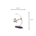 Aluminium Metal Tabletop Human Sculptures With Arrow 4 Add a little bit of body text 3 5 eMetalCrafts