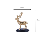 Aluminium Golden Metal Deer Sculpture 6 Add a little bit of body text 3 5 eMetalCrafts