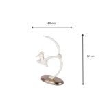 Aluminium Wite Human Sculptures With Arrow 4 Add a little bit of body text 4 2 eMetalCrafts