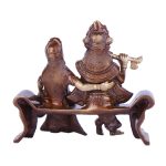 Brass Radha Krishna God Idol Statue 5 DSCF5429 eMetalCrafts