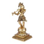 Brass Lord Krishna Idol Figurine Sculpture Statue 4 DSCF5460 eMetalCrafts