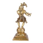 Brass Lord Krishna Idol Figurine Sculpture Statue 5 DSCF5461 eMetalCrafts