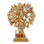 Lord Krishna Idol Playing Flute | Sri Krishna Brass Sculpture 2 DSCF5491 eMetalCrafts