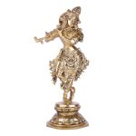 Bhagawan Krishna - Brass Statue 2 DSCF5499 eMetalCrafts