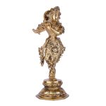Bhagawan Krishna - Brass Statue 3 DSCF5501 eMetalCrafts