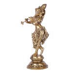 Bhagawan Krishna - Brass Statue 4 DSCF5502 eMetalCrafts