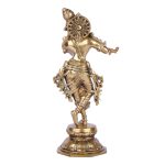 Bhagawan Krishna - Brass Statue 5 DSCF5503 eMetalCrafts