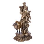 Murlidhar Krishna with Cow In Brass | Handmade 3 DSCF5509 eMetalCrafts