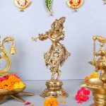 Bhagawan Krishna - Brass Statue 1 DSCF5808 eMetalCrafts