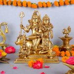 Handcraft Brass Shiv Parivar Statue