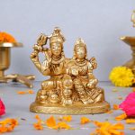 Brass Shiva Parvati Statue 1 DSCF5959 eMetalCrafts