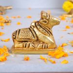 Brass Nandi Idol Shiv Parvati Vahan