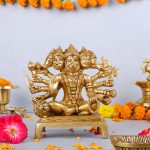 Pure Brass Panchmukhi Hanuman Idol 1 DSCF6041 eMetalCrafts