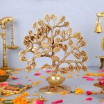 Brass Traditional and Decorative Kalpavriksha Diya Tree 1 DSCF6201 eMetalCrafts